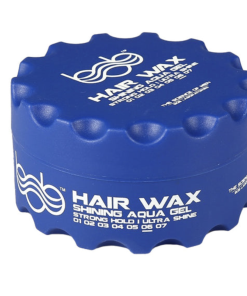 Bob Hair Wax Shining Aqua Gel Strong Hold Ultra Shine Blue 150ml